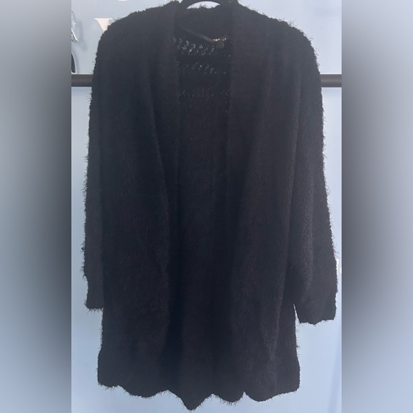 Torrid Black Fuzzy Women's Sweater - Picture 3 of 3